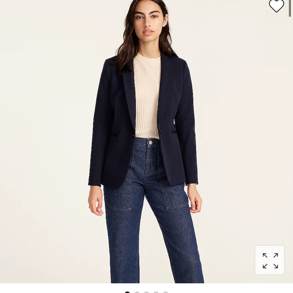 Petite Parke blazer in bi-stretch